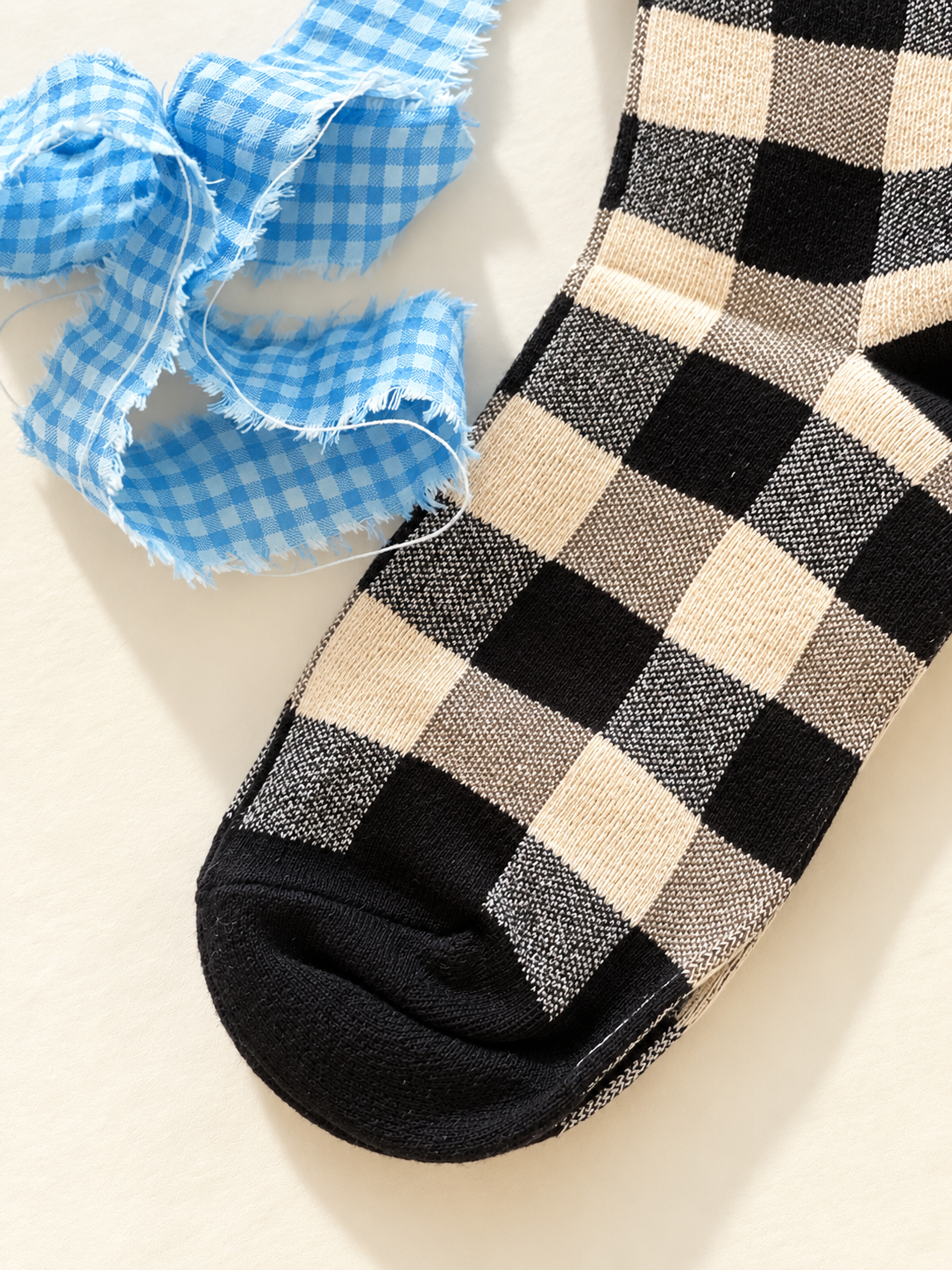 CALCETINES VICHY - NEGRO