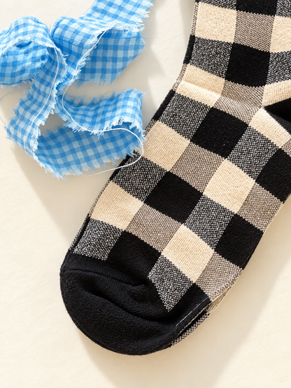 CALCETINES VICHY - NEGRO