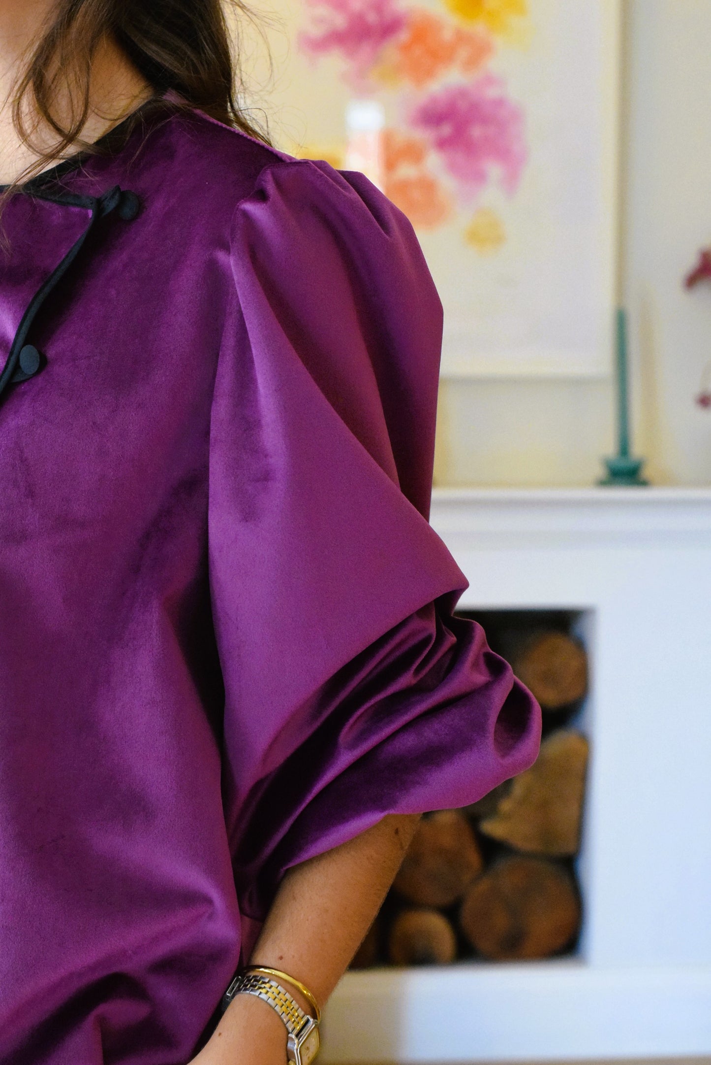 BLUSA FEDERICA - TERCIOPELO -