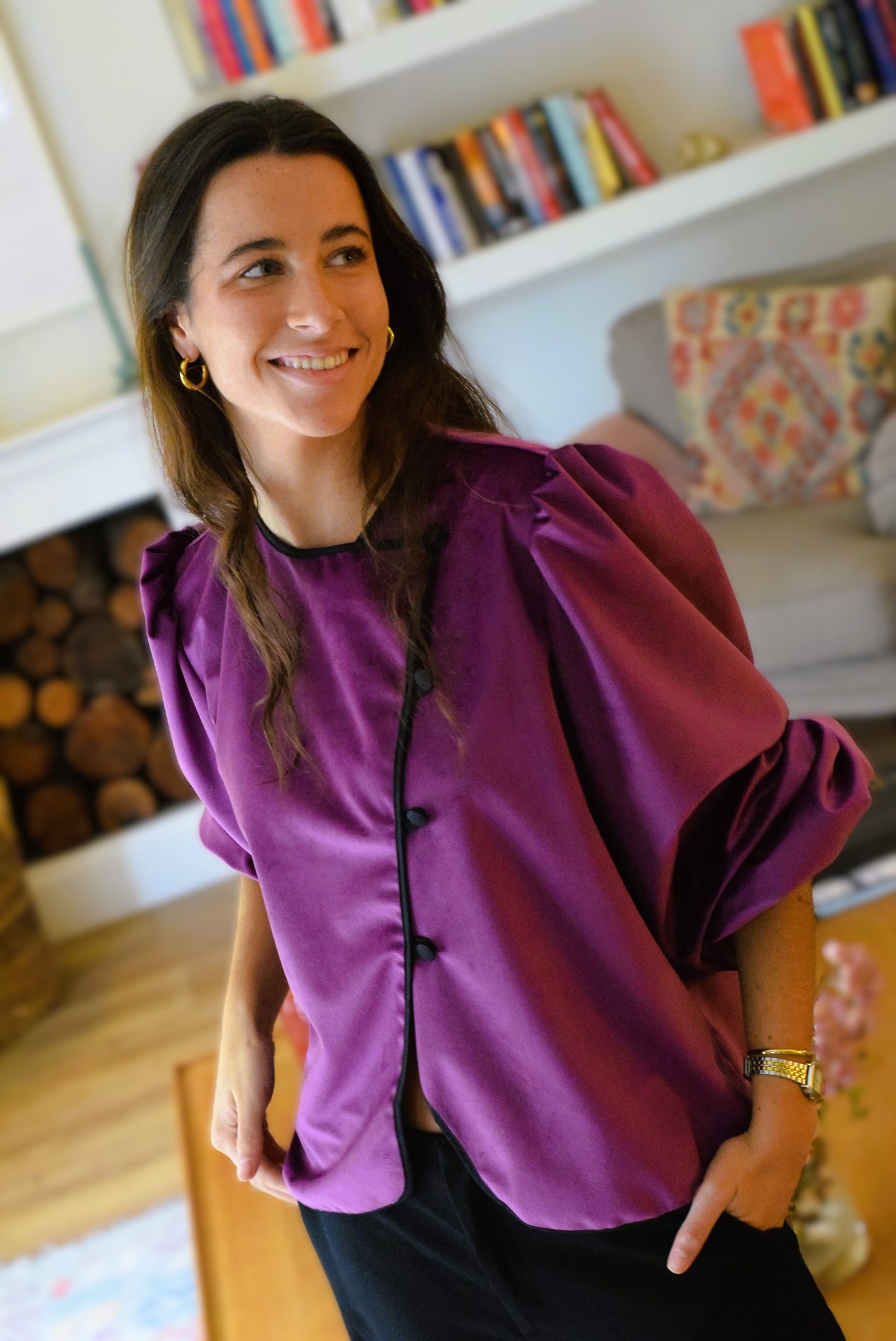 BLUSA FEDERICA - TERCIOPELO -