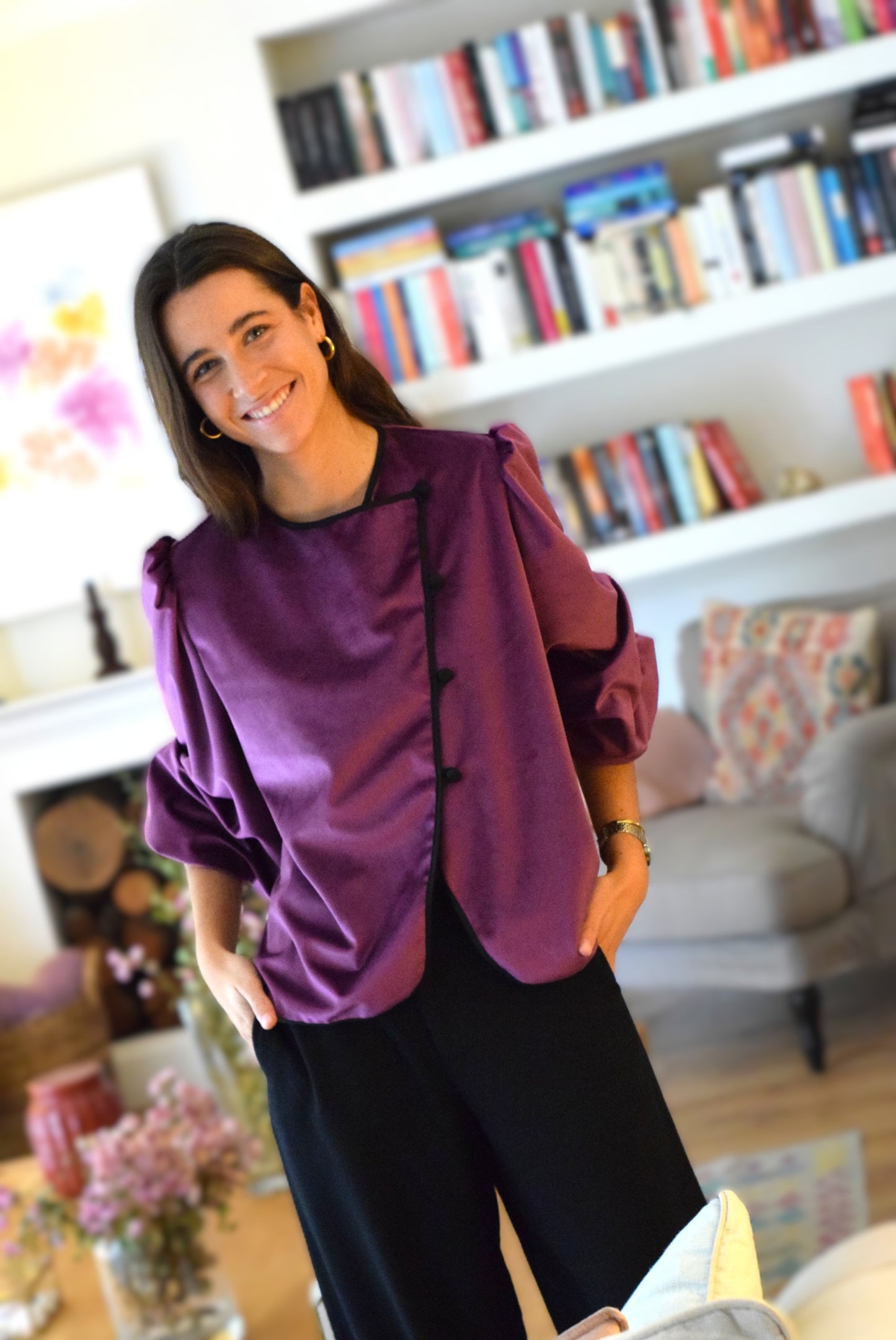 BLUSA FEDERICA - TERCIOPELO -