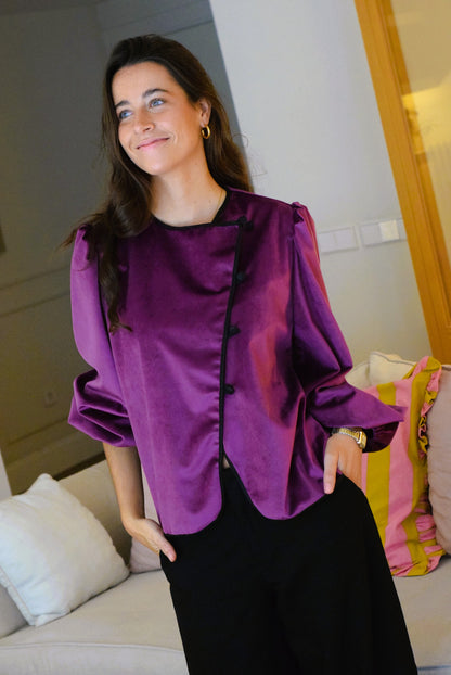 BLUSA FEDERICA - TERCIOPELO -