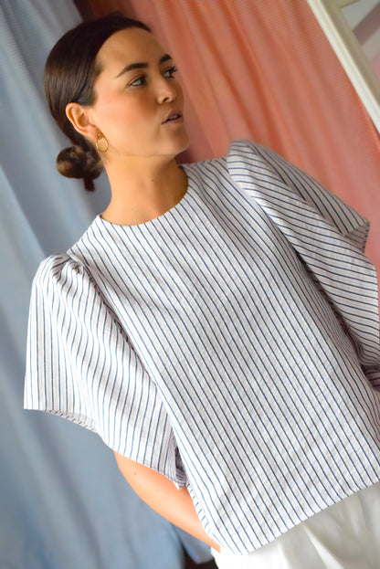 BLUSA FILIPA - RAYAS MARINO