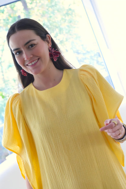 VESTIDO FILIPA - AMARILLO -