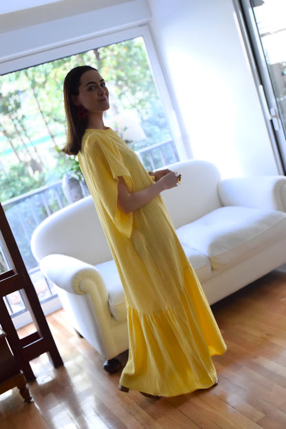 VESTIDO FILIPA - AMARILLO -