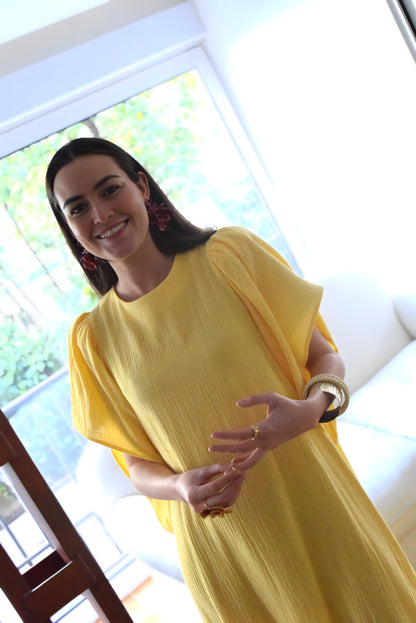 VESTIDO FILIPA - AMARILLO -