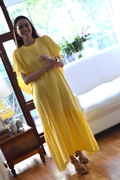 VESTIDO FILIPA - AMARILLO -