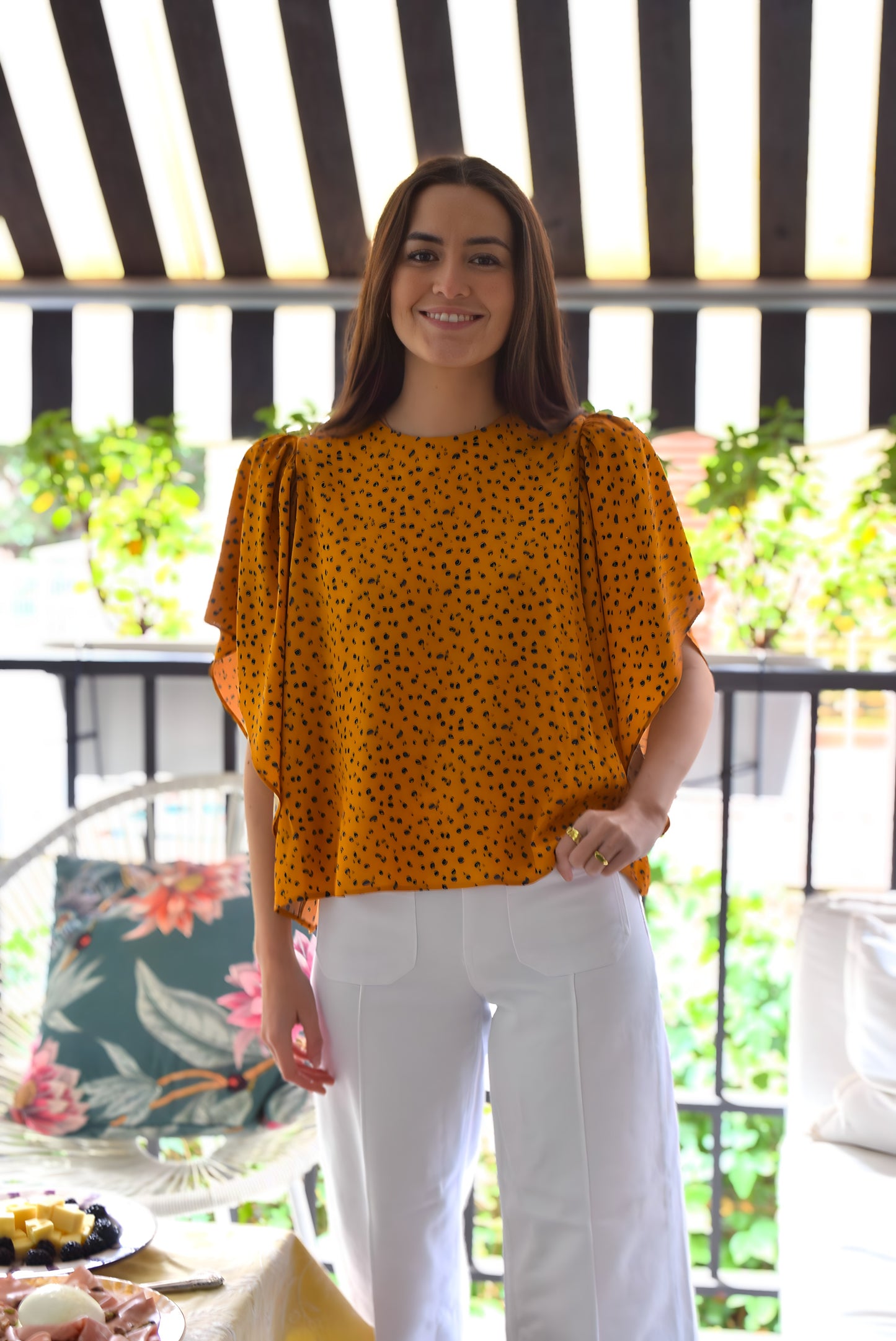 BLUSA FILIPA - ANIMAL PRINT -