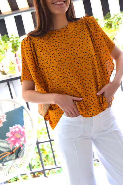 BLUSA FILIPA - ANIMAL PRINT -