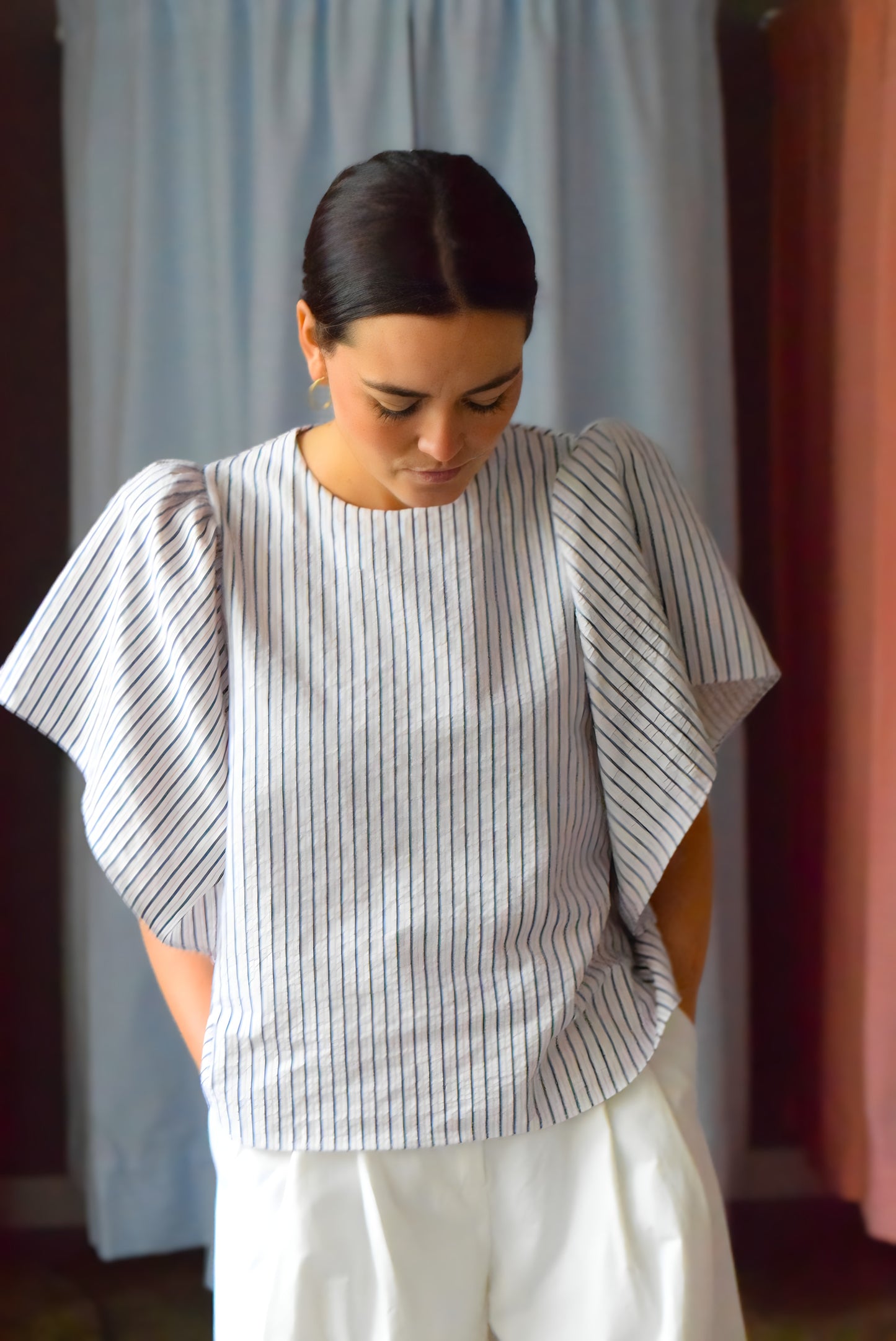 BLUSA FILIPA - RAYAS MARINO