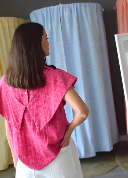 FLAVIA BLOUSE - FUCHSIA