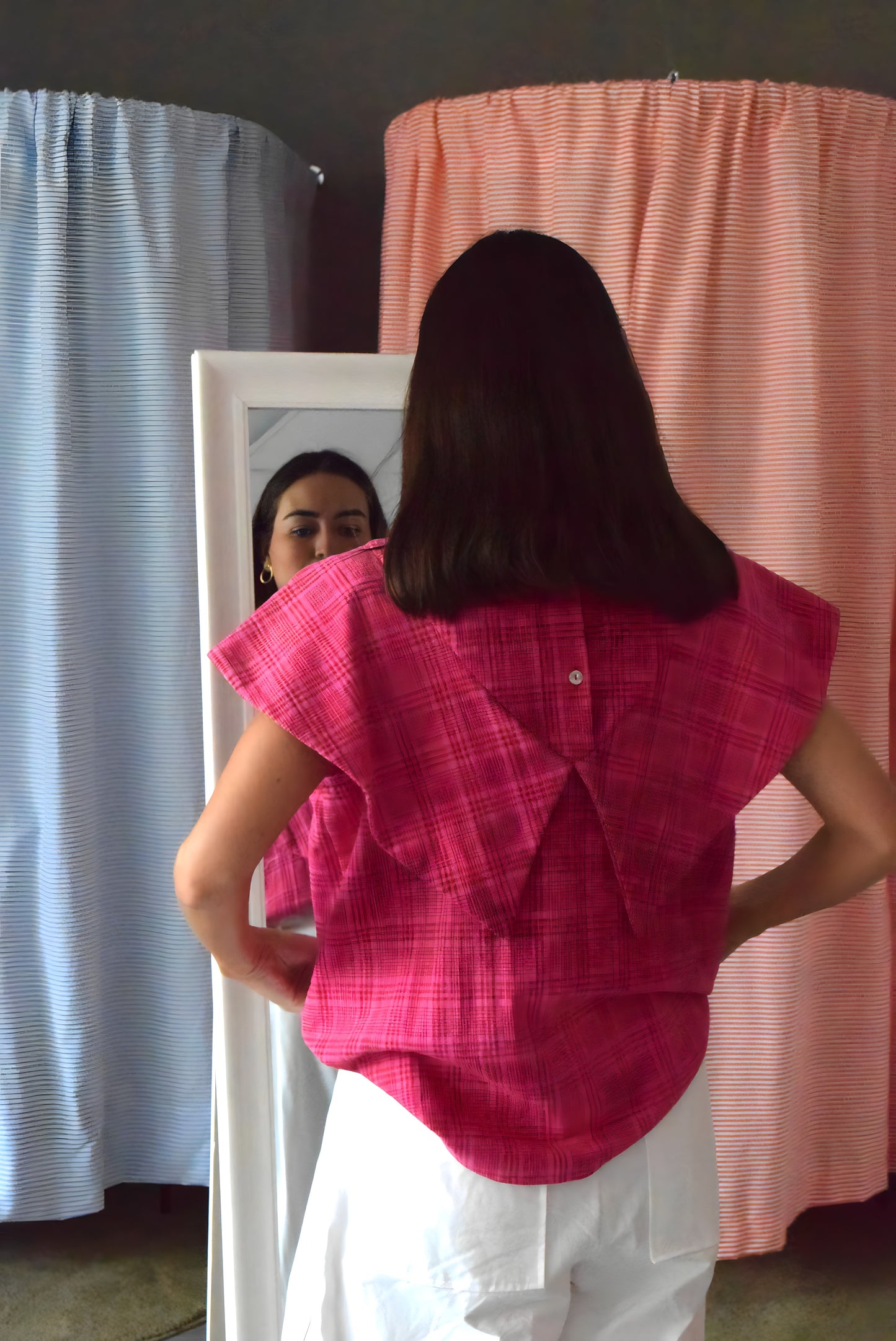 FLAVIA BLOUSE - FUCHSIA