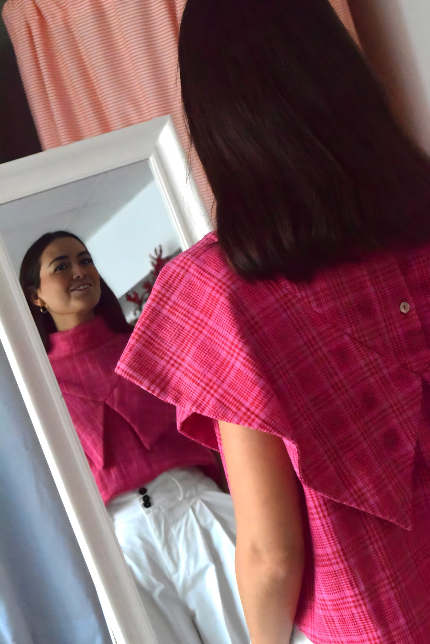 FLAVIA BLOUSE - FUCHSIA