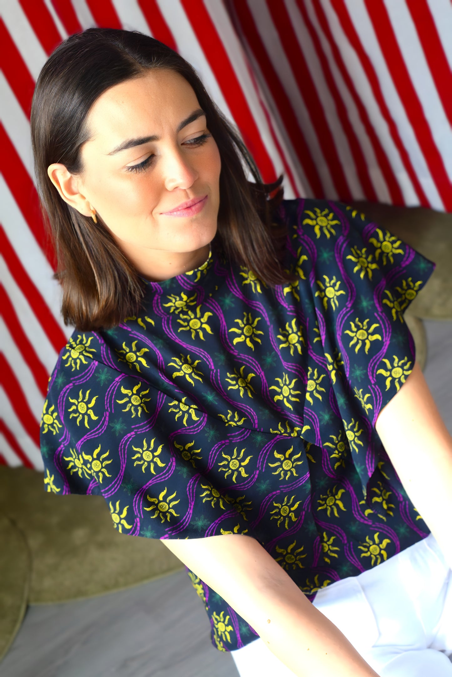 BLUSA FLAVIA - NEGRA SOLES - PREORDER 14 MAYO