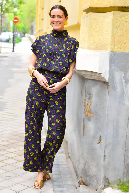 BLUSA FLAVIA - NEGRA SOLES - PREORDER 14 MAYO