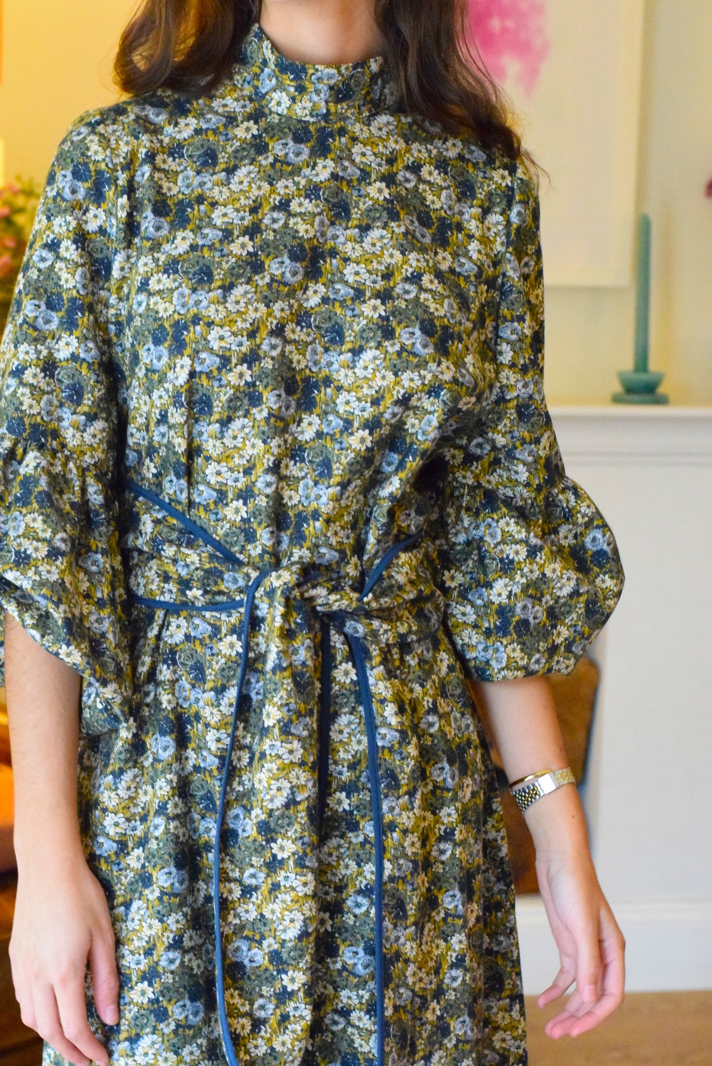 VESTIDO GABRIELA - FLORES - PREORDER 30 NOVIEMBRE