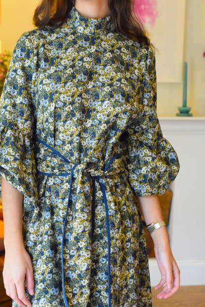 VESTIDO GABRIELA - FLORES - PREORDER 30 NOVIEMBRE