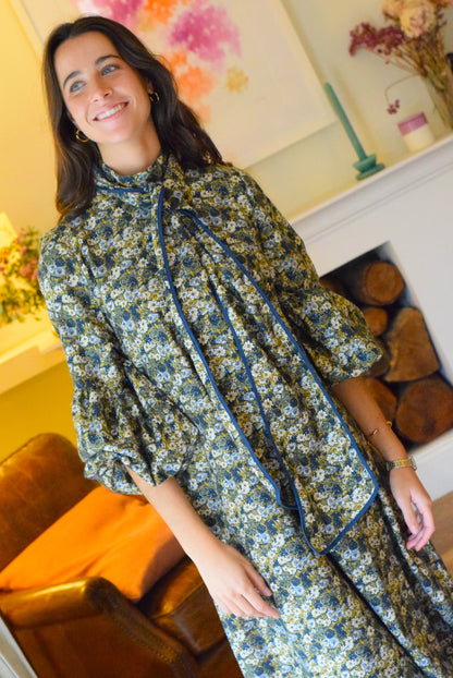 VESTIDO GABRIELA - FLORES - PREORDER 30 NOVIEMBRE