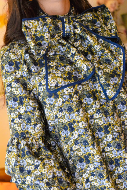 VESTIDO GABRIELA - FLORES - PREORDER 30 NOVIEMBRE