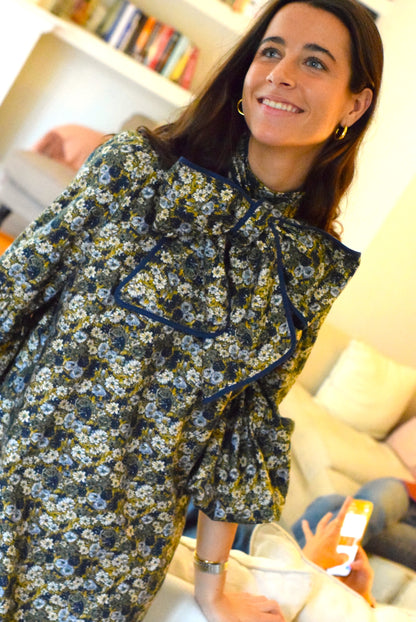 VESTIDO GABRIELA - FLORES - PREORDER 30 NOVIEMBRE