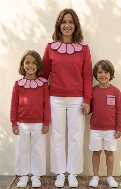 SUDADERA ROJA - KIDS - PREORDER 30 ABRIL