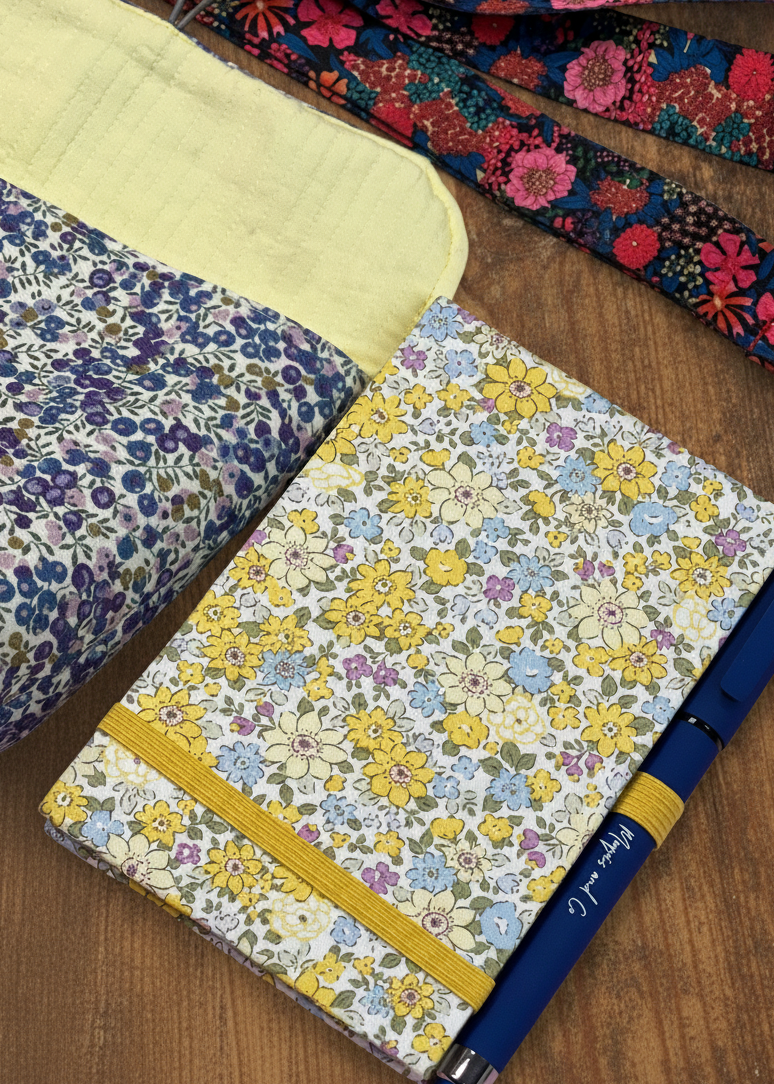 SET BOLSITA CINTA Y LIBRETA - LIBERTY AZUL