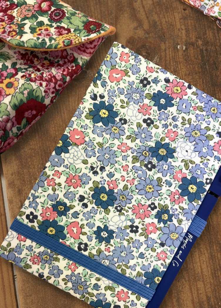 SET BOLSITA CINTA Y LIBRETA - LIBERTY FRAMBUESA