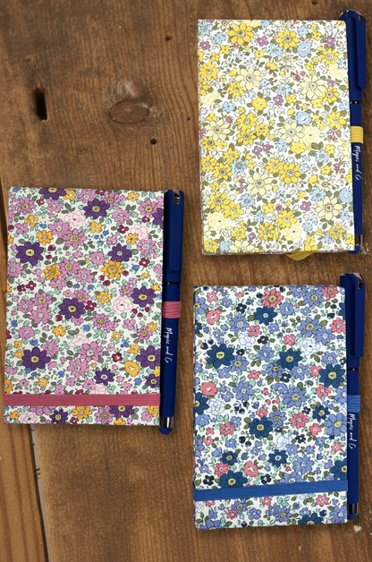 SET BOLSITA CINTA Y LIBRETA - LIBERTY AZUL