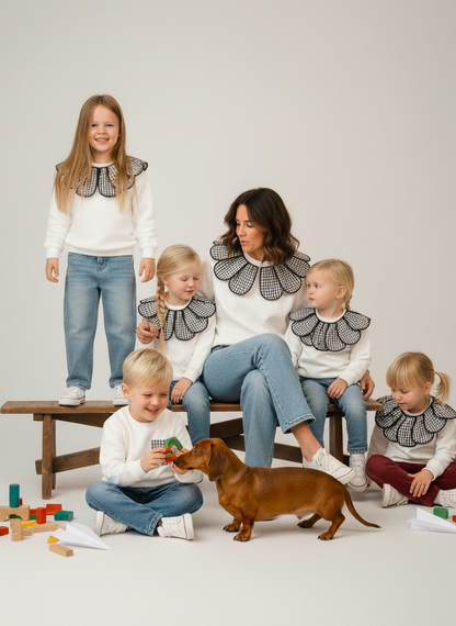 SUDADERA BLANCA - KIDS