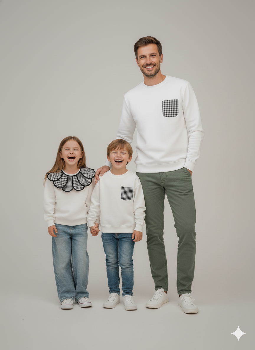 SUDADERA BLANCA - HOMBRE