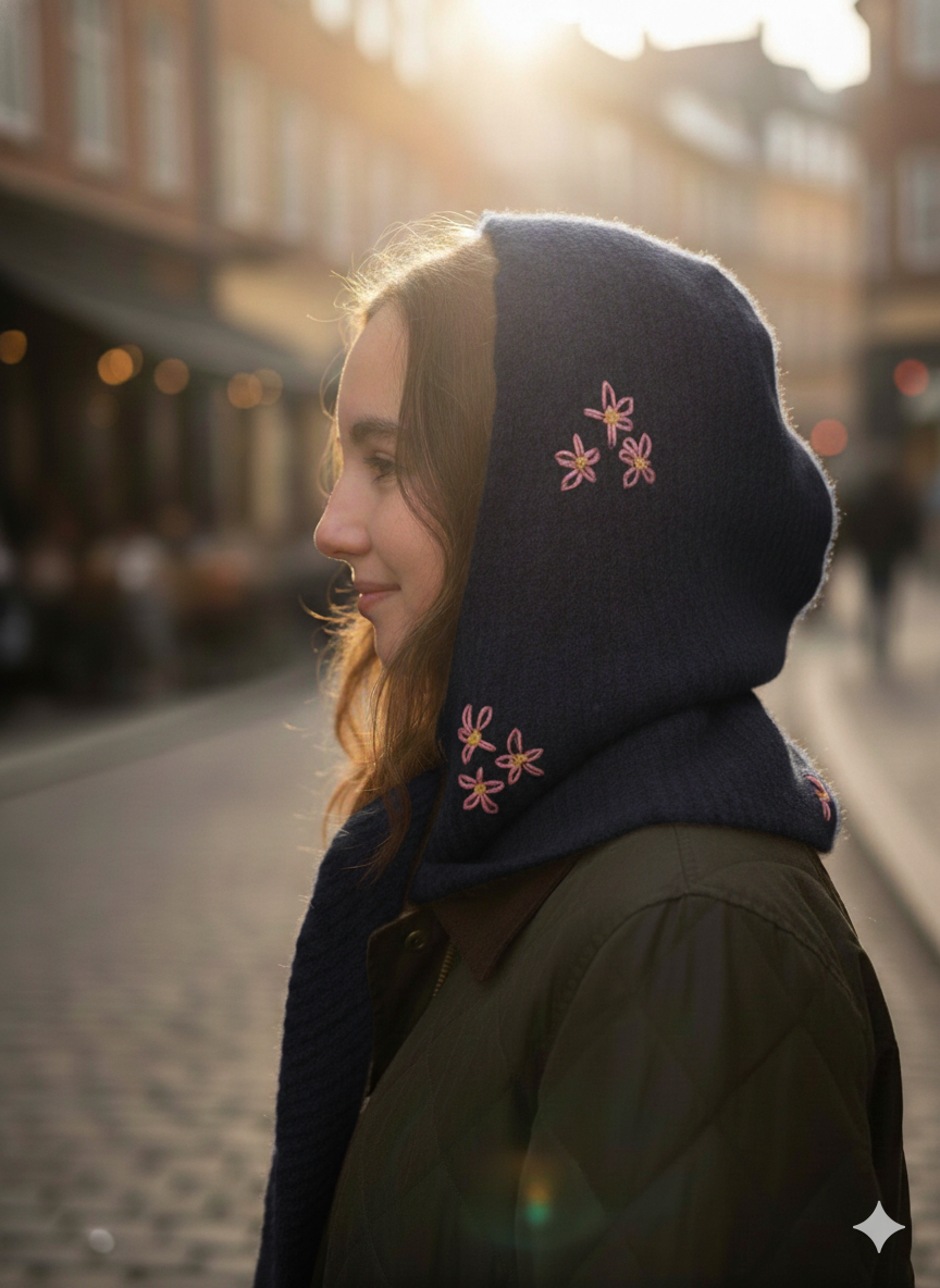 BALACLAVA BORDADO CON BOLSA PERSONALIZABLE - AZUL