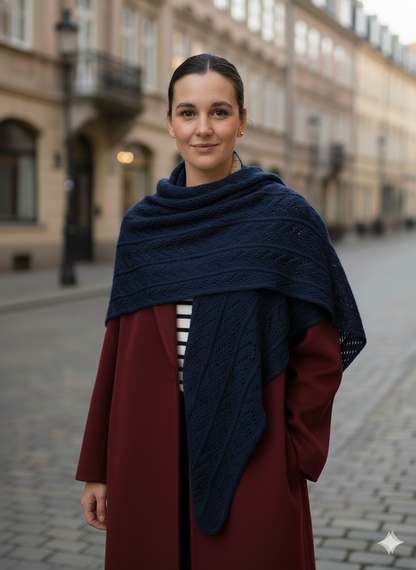 BANDANA CON BOLSA PERSONALIZABLE -MARINO