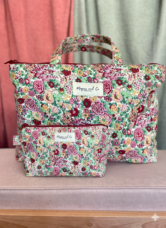 PACK BOLSA Y NECESER -  LIBERTY FRAMBUESA - PREORDER 17 DICIEMBRE (Copia)