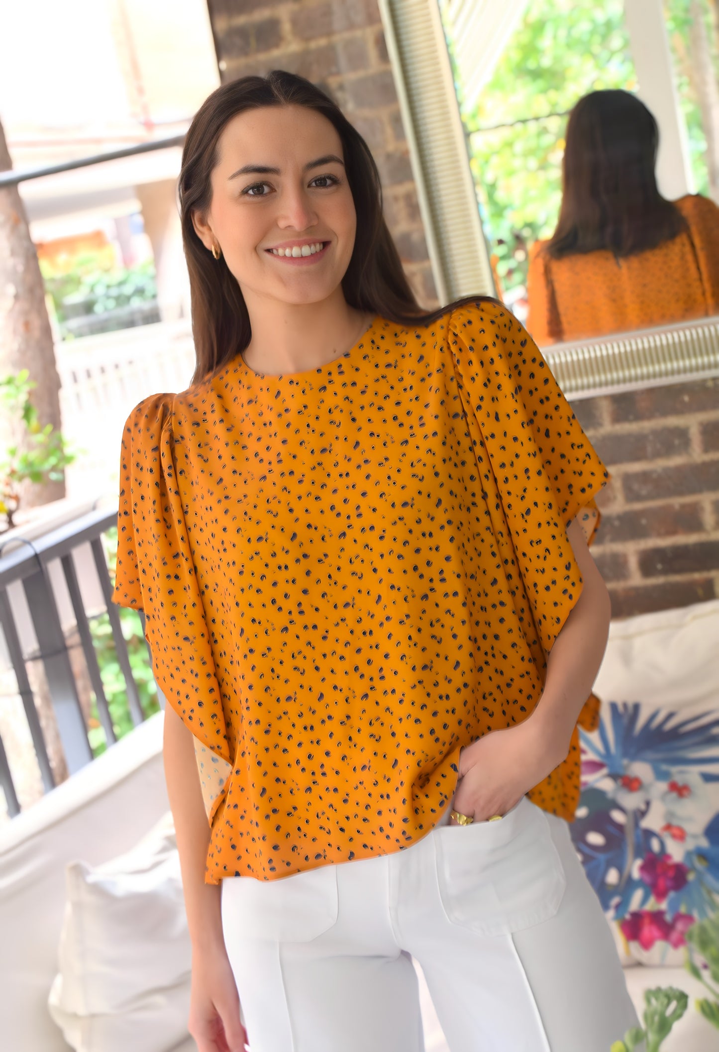 BLUSA FILIPA - ANIMAL PRINT -