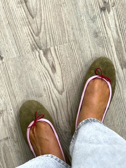BAILARINAS VERDE CON ROSA - PREORDER 22 SEPTIEMBRE