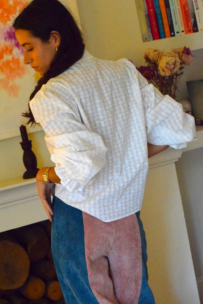 BLUSA RAFAELA - BLANCA- PREORDER 12 NOVIEMBRE