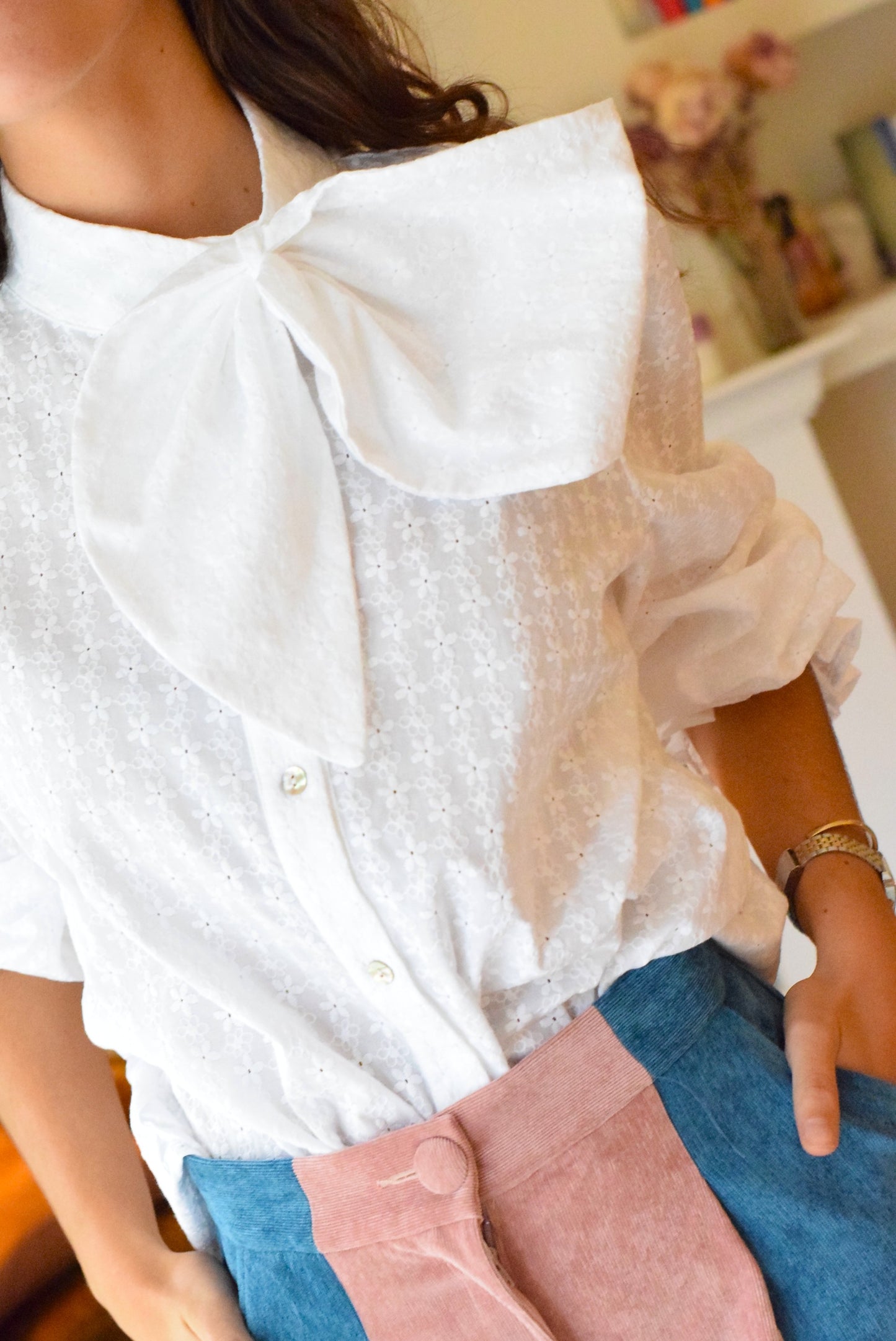 BLUSA RAFAELA - BLANCA- PREORDER 12 NOVIEMBRE