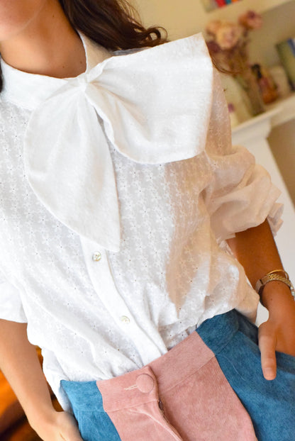 BLUSA RAFAELA - BLANCA- PREORDER 12 NOVIEMBRE