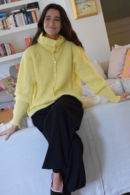 CHAQUETA MARTINA LANA - AMARILLO -