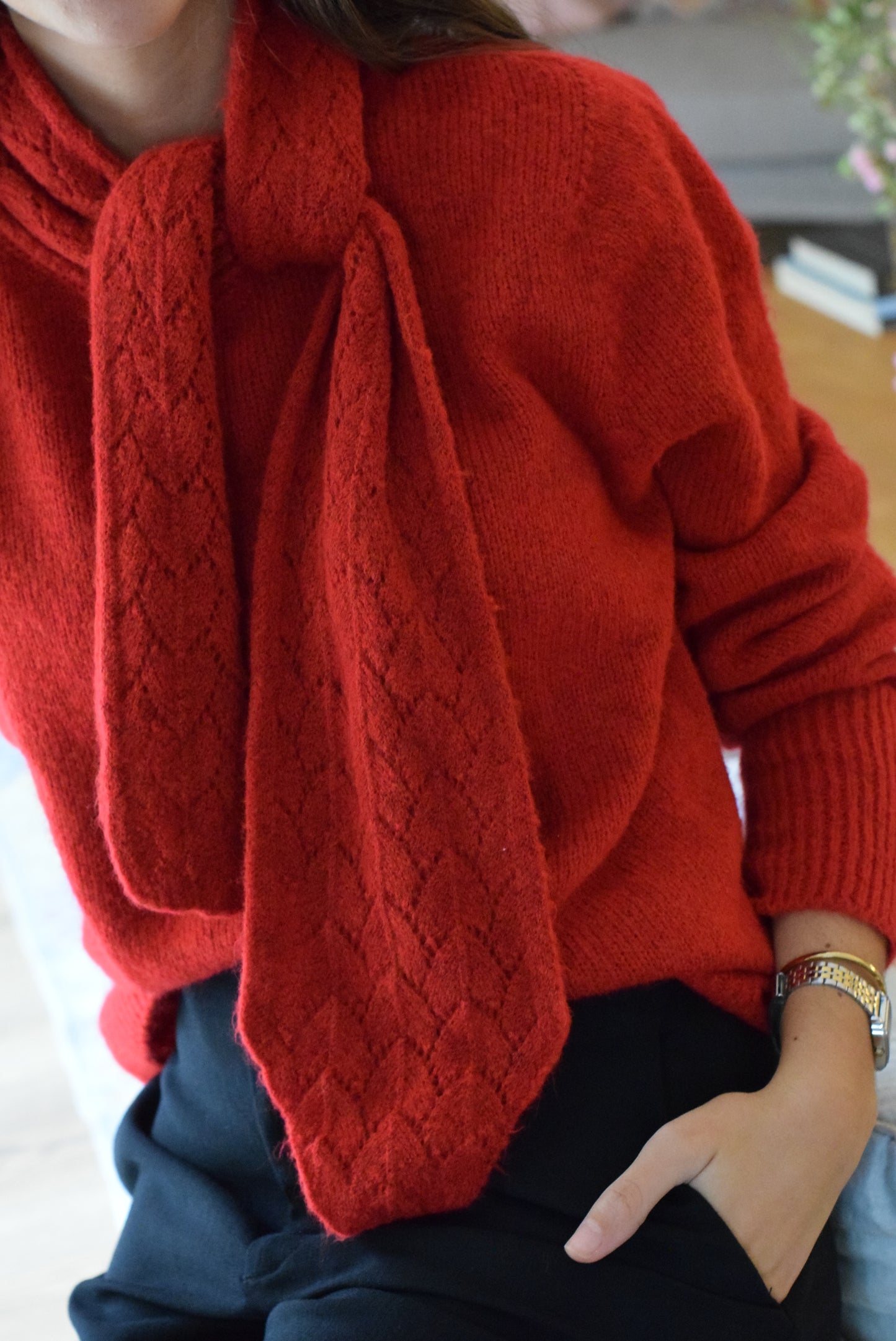 JERSEY LUISA LANA - ROJO -