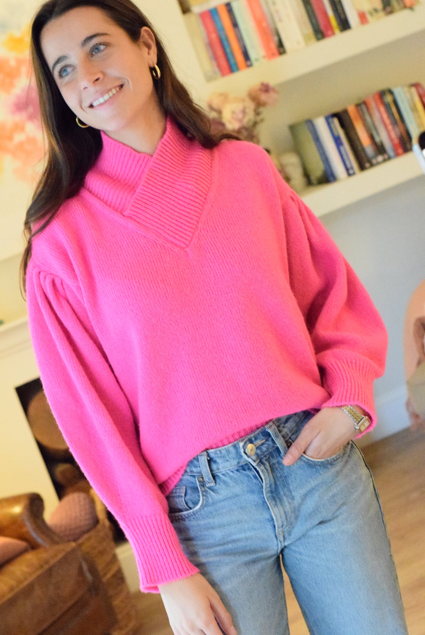 JERSEY MANUELA LANA - ROSA FLUOR -