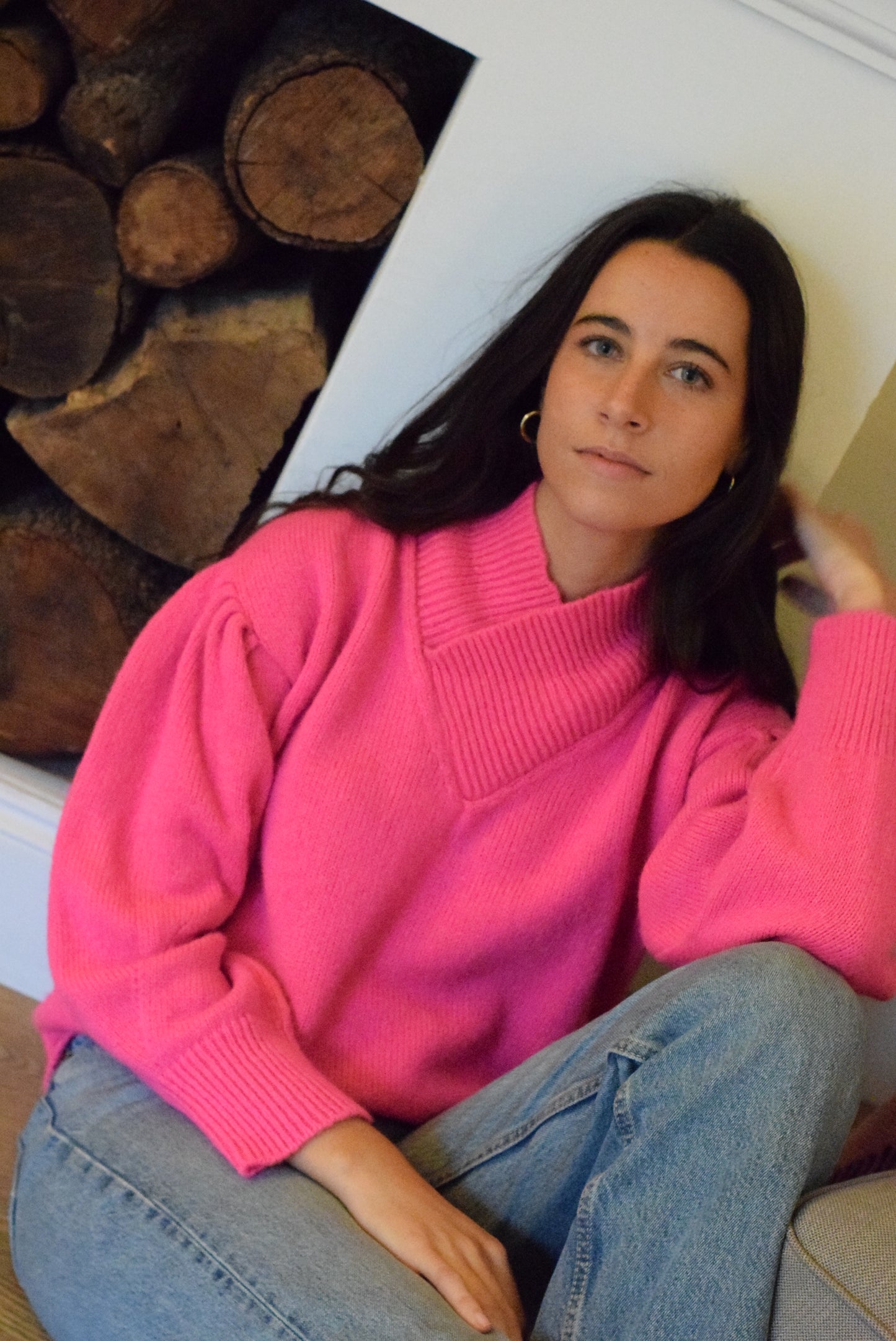 JERSEY MANUELA LANA - ROSA FLUOR -