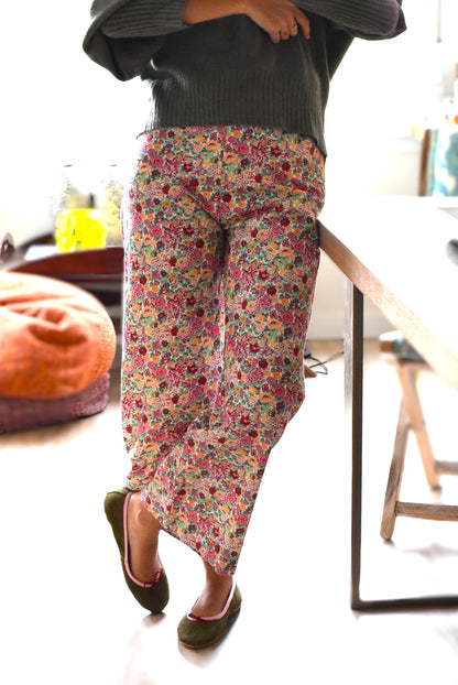 PANTALONES SOL - LIBERTY FRAMBUESA -