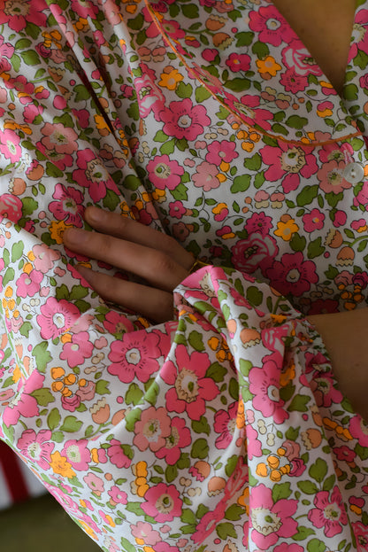 CAMISA MÁXIMA - LIBERTY ROSA