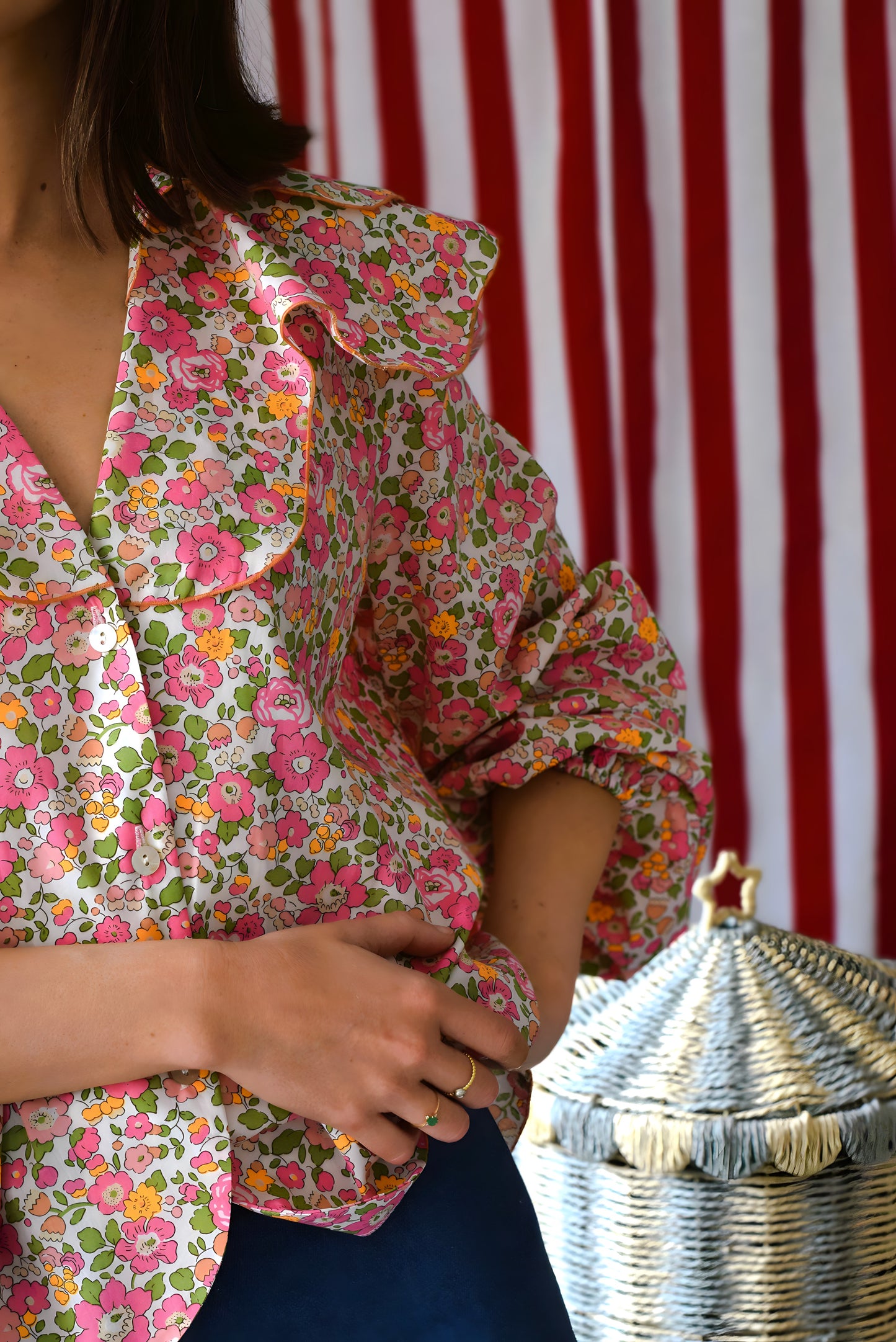 CAMISA MÁXIMA - LIBERTY ROSA