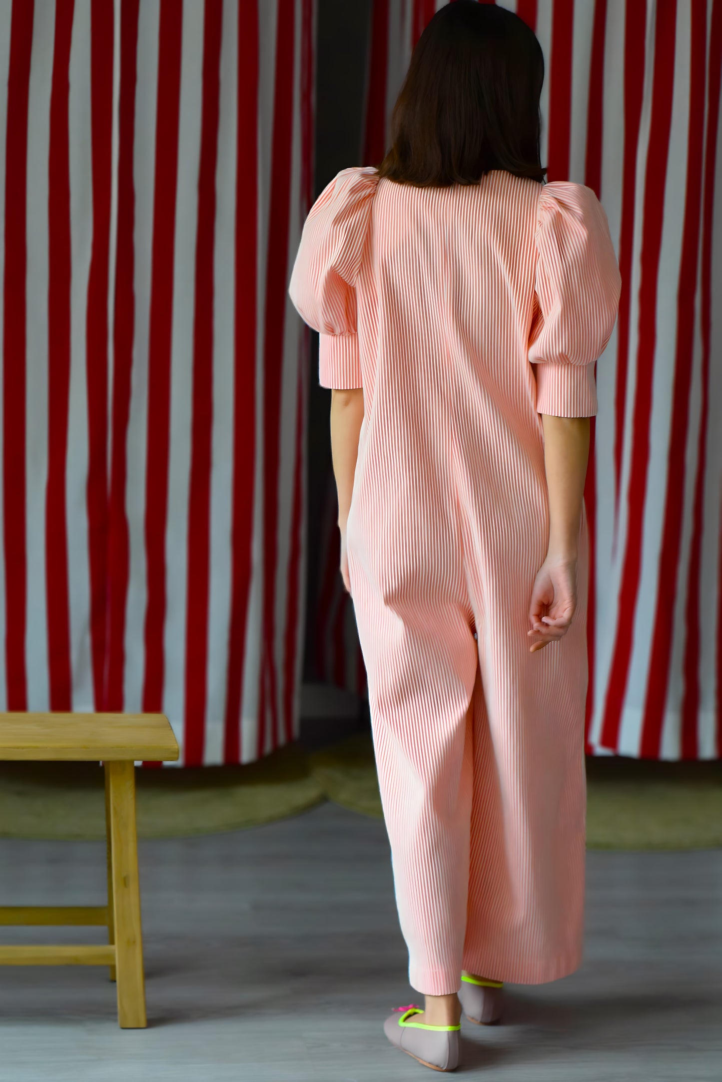 MONO PAULINA - RAYAS CORAL -PREORDER 30 ABRIL