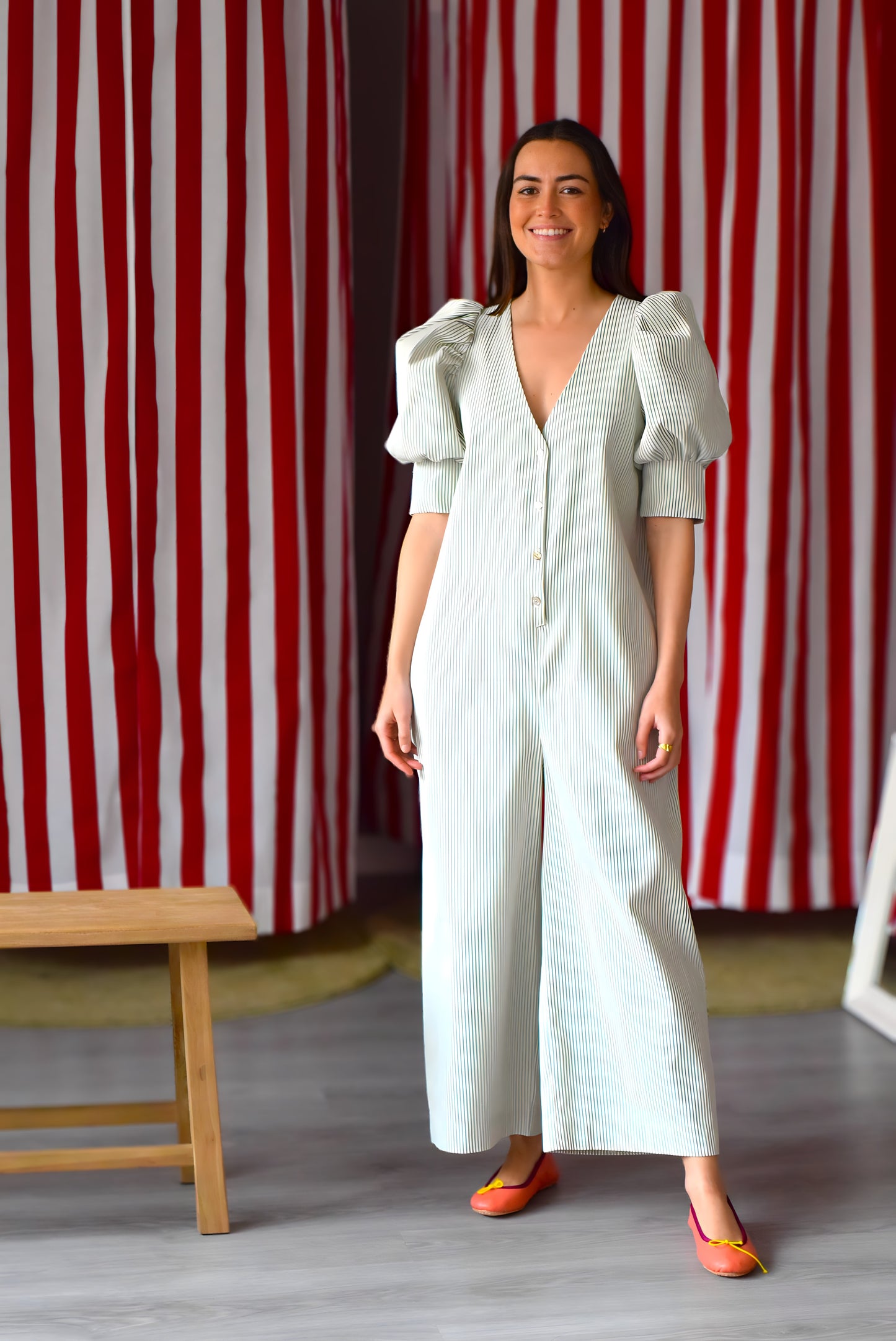 MONO PAULINA - RAYAS VERDES -