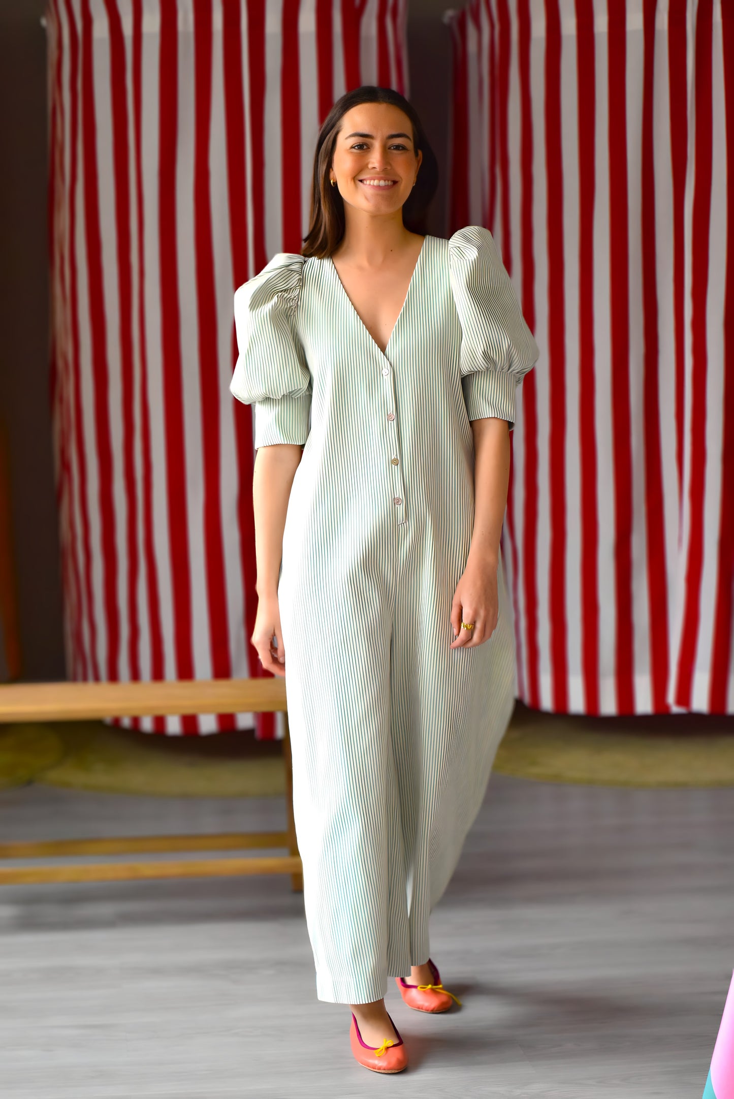 MONO PAULINA - RAYAS VERDES -