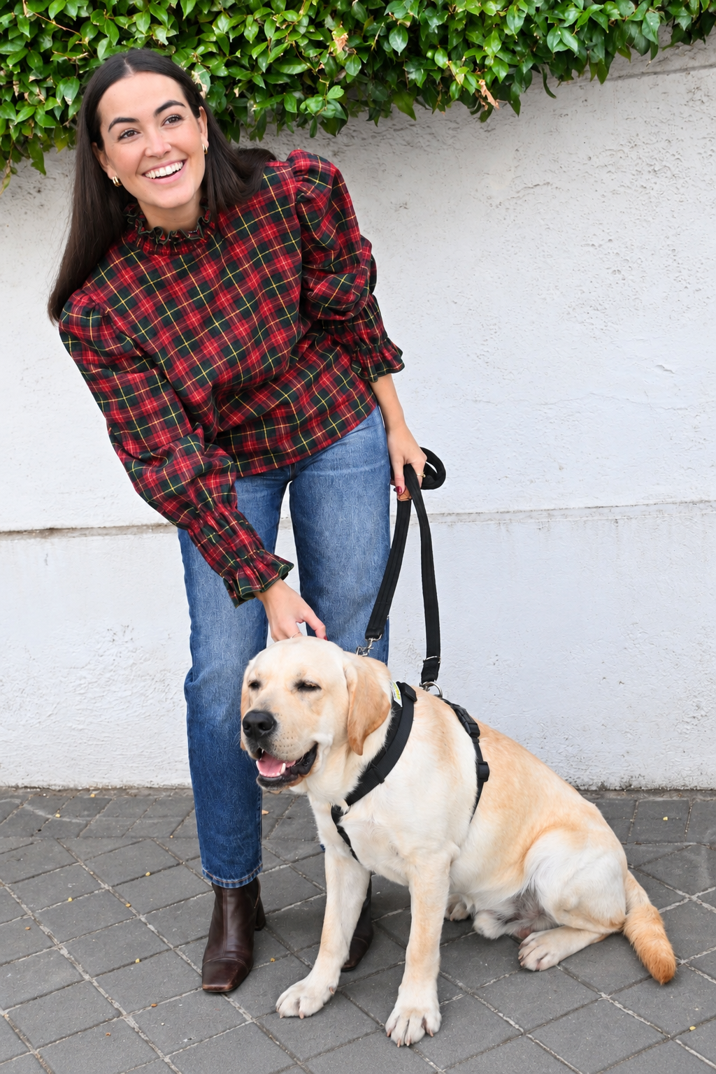 BLUSA BRUNA - TARTAN - PREORDER 6 NOVIEMBRE
