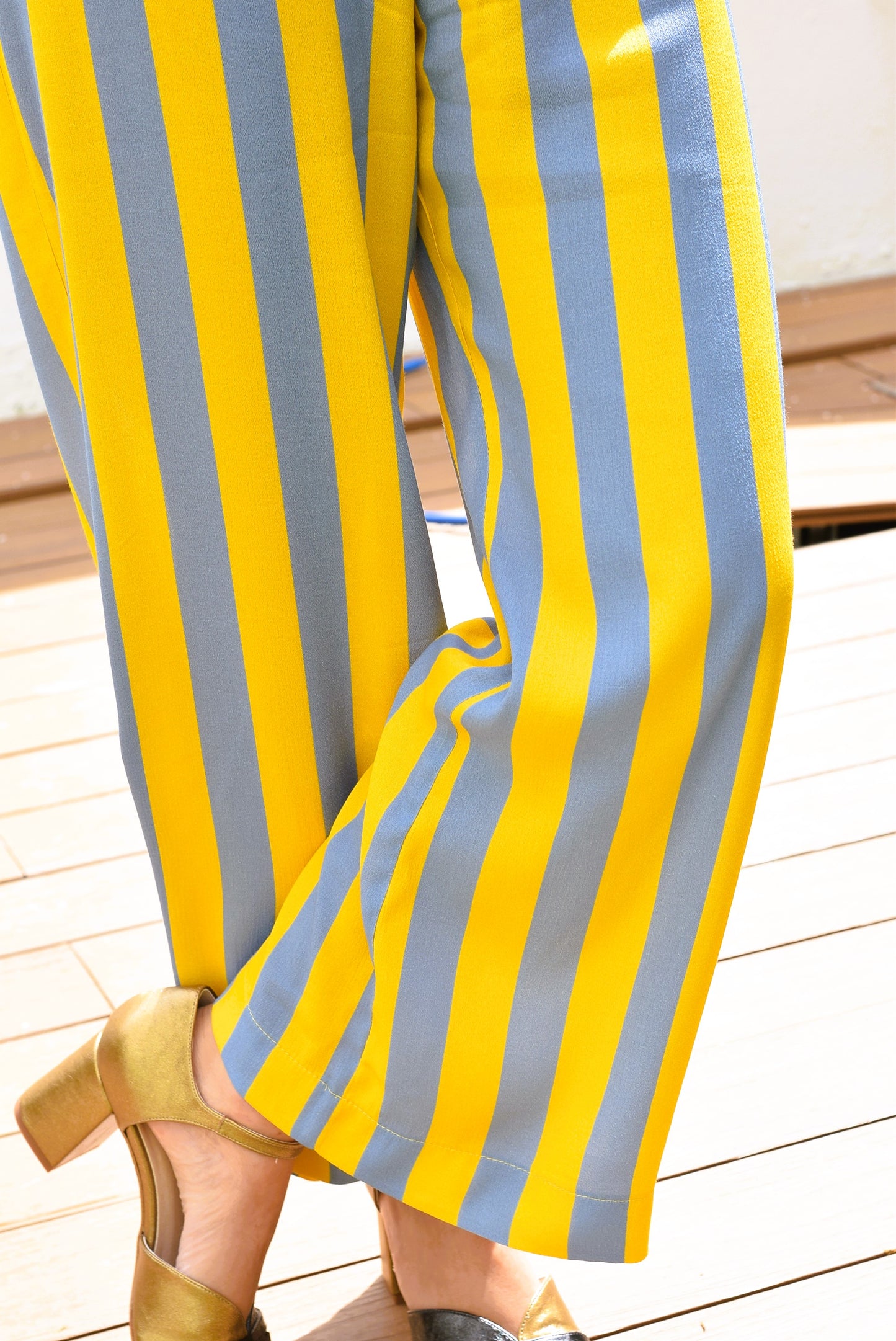 PANTALONES SOL - AMARILLO Y GRIS - PREORDER 16 MAYO